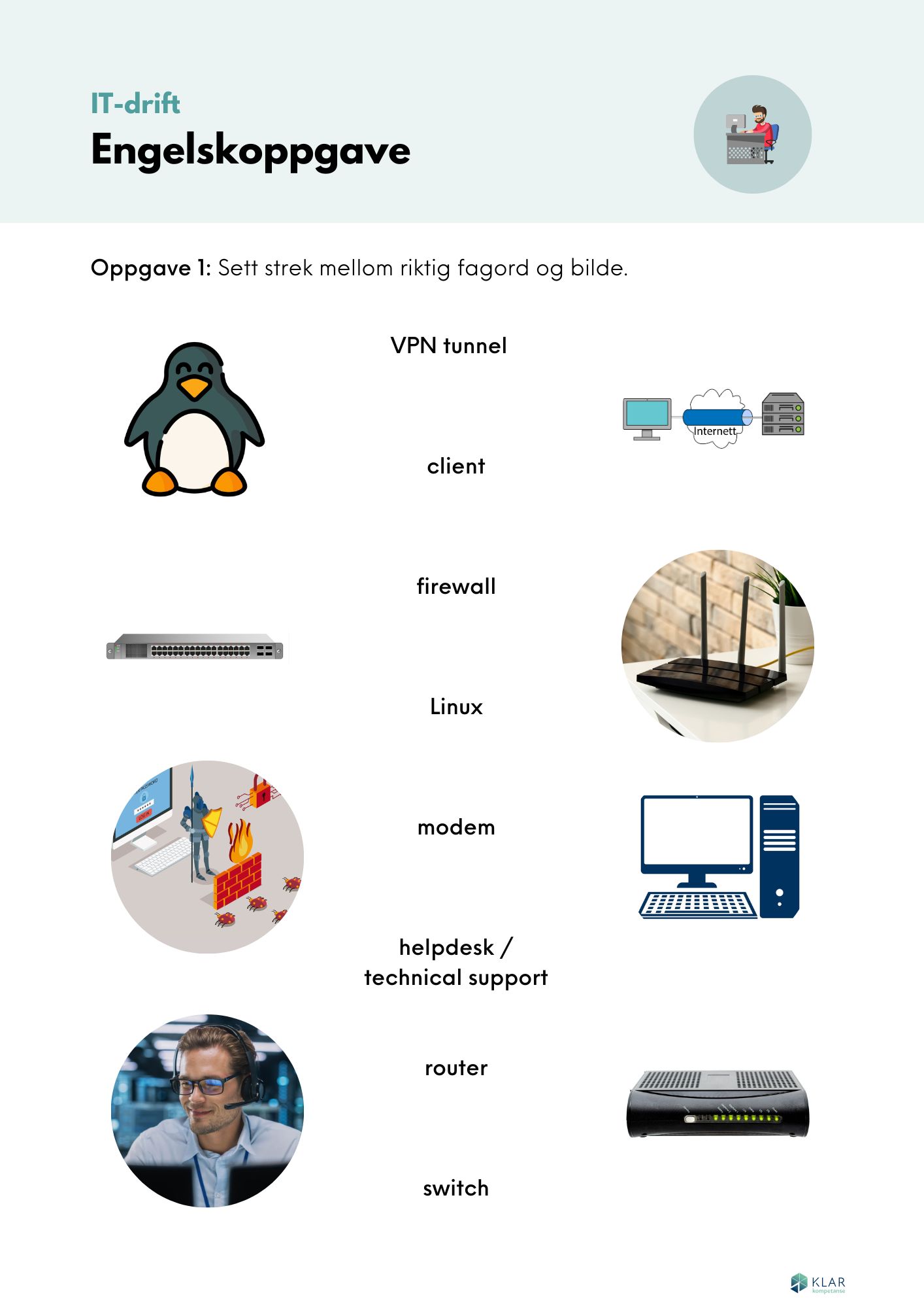 IT-drift - engelskoppgave