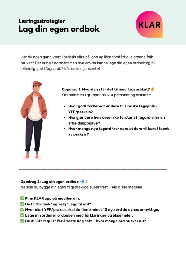 Lag din egen ordbok