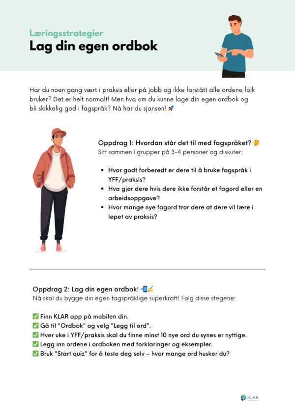 Lag din egen ordbok