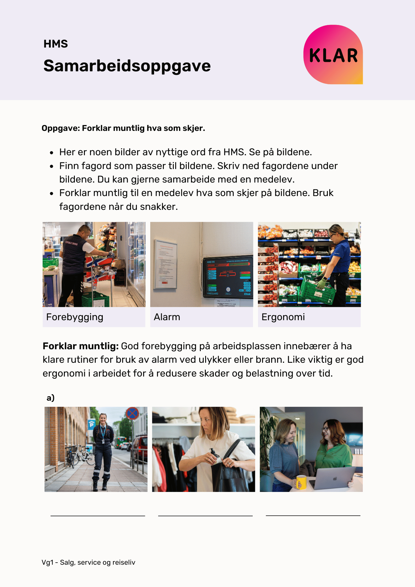 HMS - samarbeidsoppgave