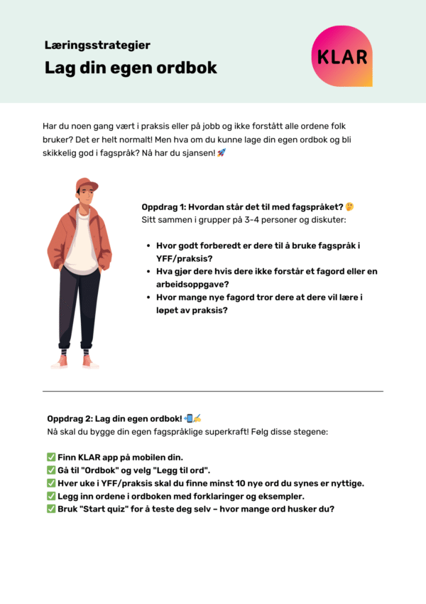 Lag din egen ordbok