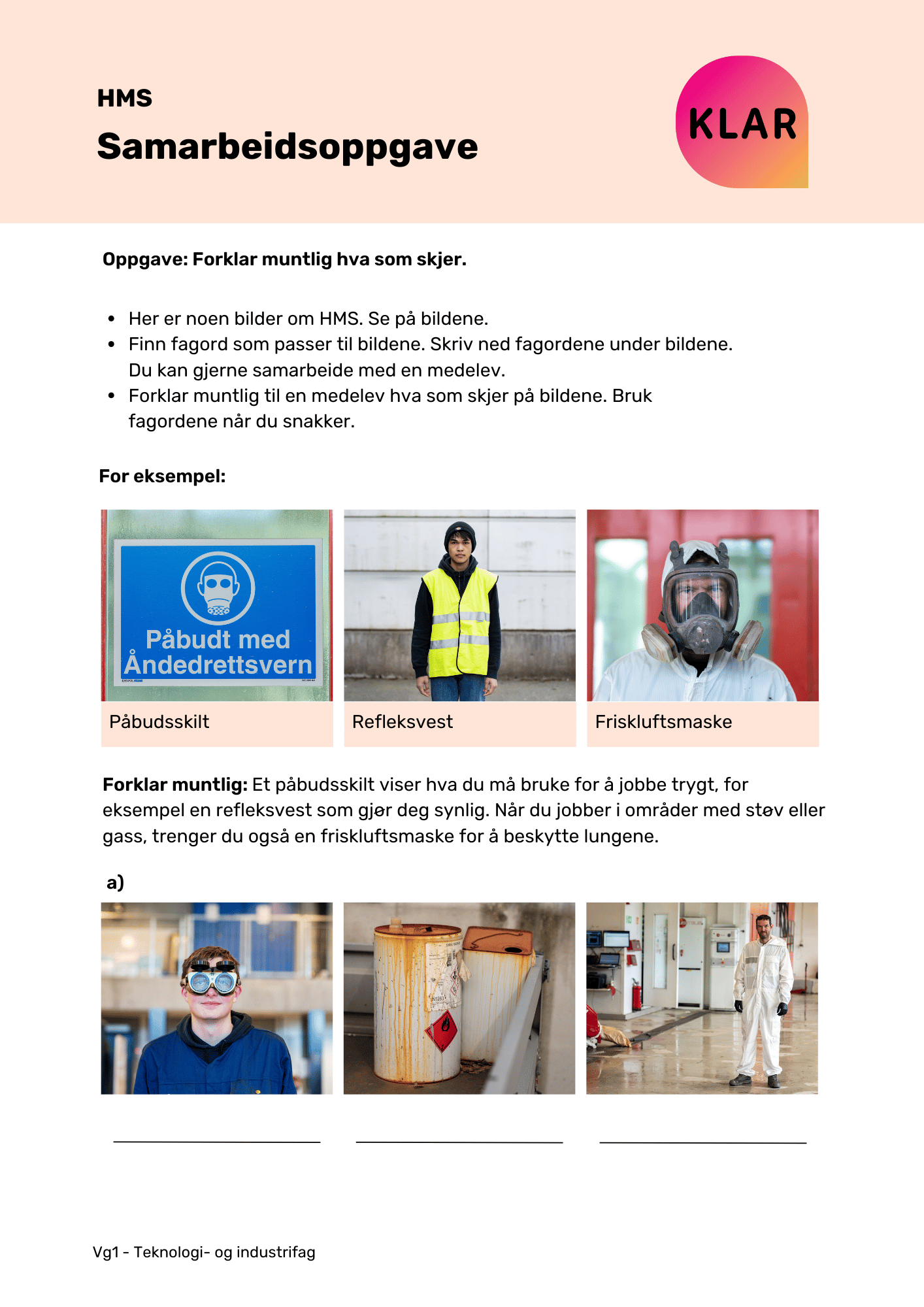 HMS - samarbeidsoppgave