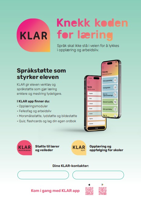 Informasjonsplakat lærere