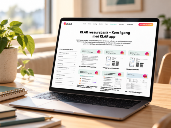 Skandinavisk arbeidsplass med KLAR ressursbank